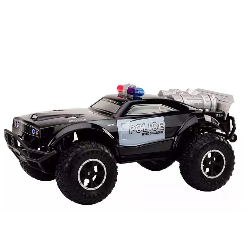 LEAN TOYS Off-Road Remote Controlled Police Car RC 1:8