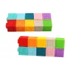 LEAN TOYS Puzzle Edukacyjne dla Maluchów, Klocki, Kształty, Cyfry
