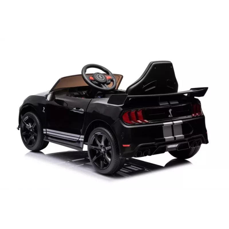 LEAN CARS Pojazd na baterię Ford Mustang GT500 Shelby Czarny