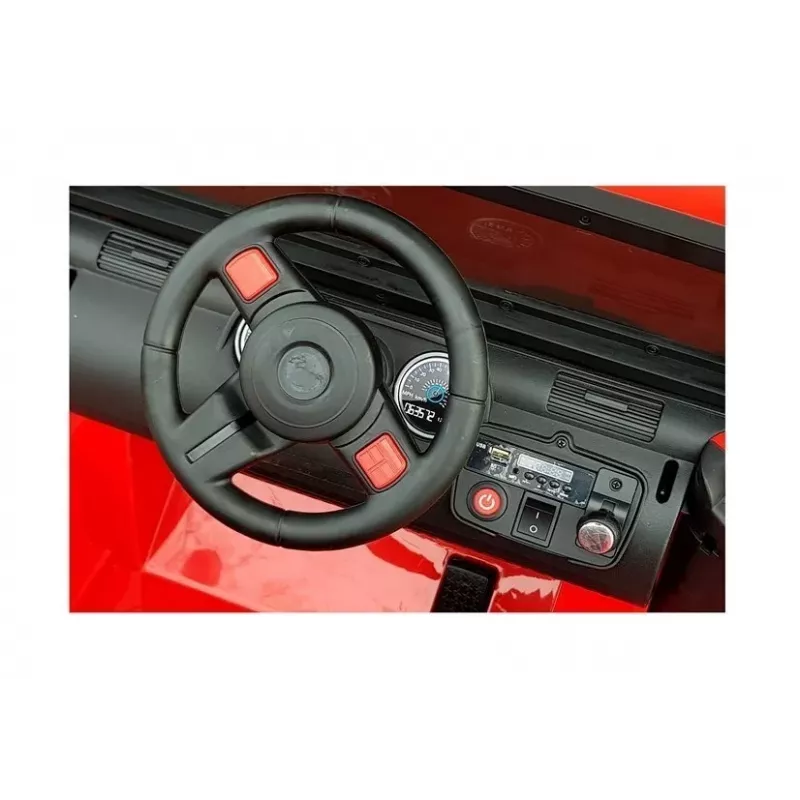 LEAN CARS Elektryczny samochodzik WXE-1688 4x4 Czerwony