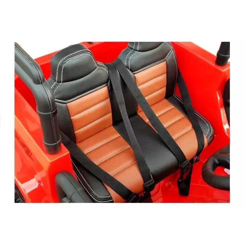 LEAN CARS Elektryczny samochodzik WXE-1688 4x4 Czerwony