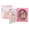 LEAN TOYS Lalka w Króliczym Nosidełku w Różowym Kraciastym Stroju