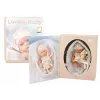 LEAN TOYS Lalka bobas w nosidełku z króliczym strojem, beżowy
