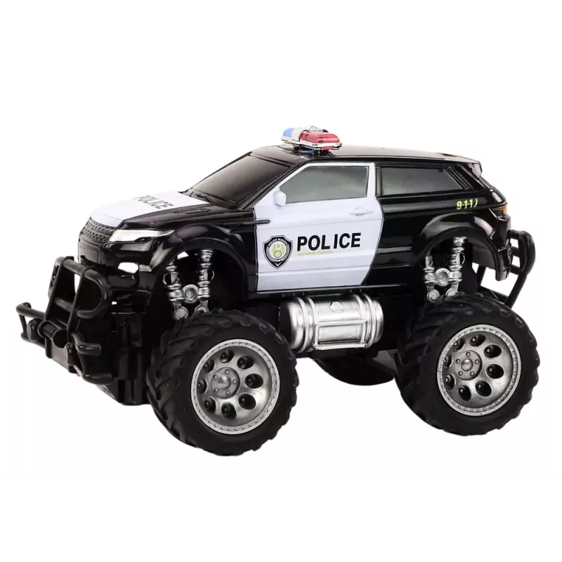 LEAN TOYS RC Off-Road Police Car 1:24 Remote Controlled