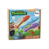 LEAN TOYS Rocket Launcher Game Dinosaurs Forest Colorful Push Up