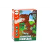 LEAN TOYS Dinozaur Tańczący z Czujnikiem Przeszkód Światła Dźwięki Zielony