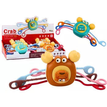 LEAN TOYS Interaktywny Krab Sensoryczny Edukacyjny Gryzak dla Dzieci