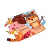 LEAN TOYS Miękka Książeczka Edukacyjna Szeleszczące Zwierzęta Leśne