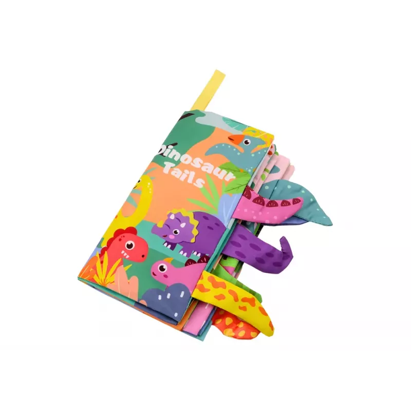 LEAN TOYS Miękka Książeczka Zwierzęta Dinozaury Szeleszcząca Kolorowa