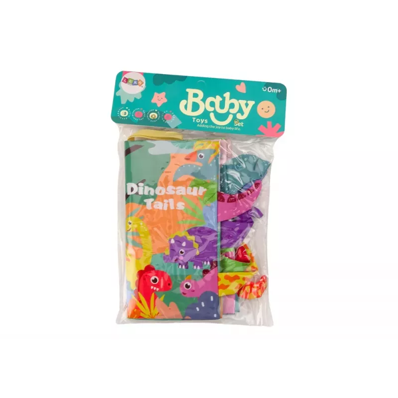 LEAN TOYS Miękka Książeczka Zwierzęta Dinozaury Szeleszcząca Kolorowa