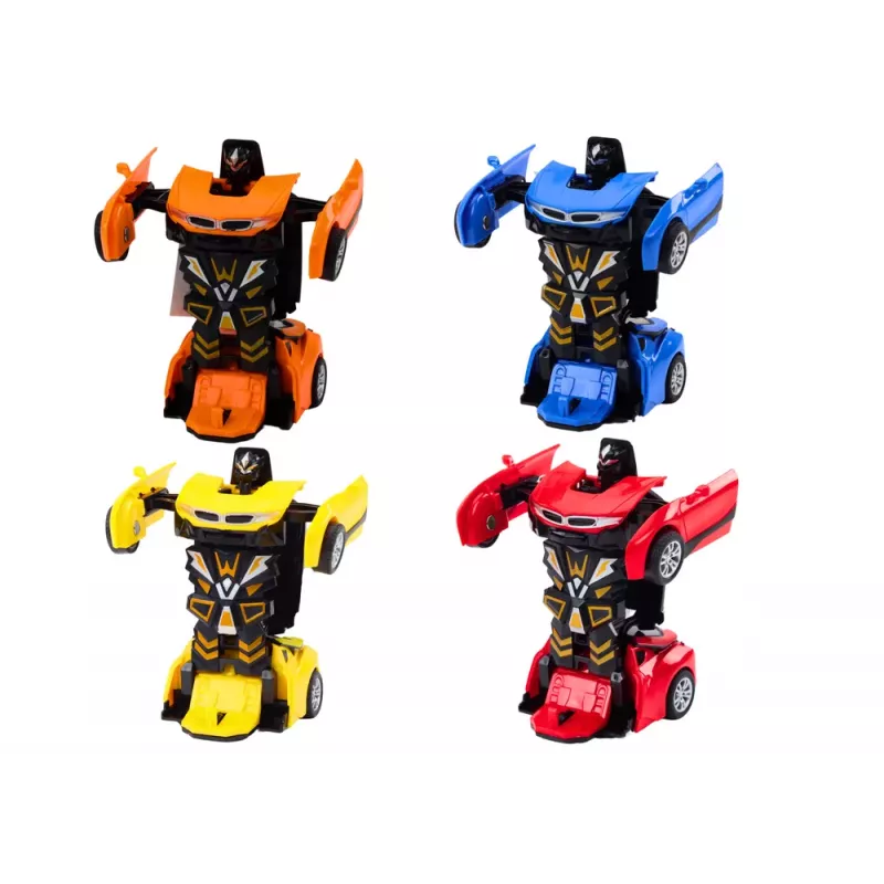 LEAN TOYS Auto-Robot 2w1 Robot 4 Kolory