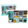 LEAN TOYS Zestaw Łazienkowy 4w1 Prysznic Toaleta Pralka Akcesoria