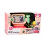 LEAN TOYS Kasa Sklepowa Nauka Liczenia Monet Wózek Zakupowy Światła Dźwięki Różowy