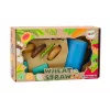 LEAN TOYS Zestaw naczyń, talerze, kubki, dzbanek, hamburger, sztućce, 11 szt.