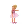 LEAN TOYS Różowa Lalka Balerina 33cm z Sukienką, Baletkami, Tiara