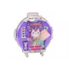 LEAN TOYS Zestaw Kosmetyczny w Walizce do Makijażu Paznokci Fioletowa Walizka 9 szt.