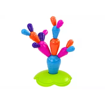 LEAN TOYS Magnetyczne Klocki Kaktus 16 Elementów