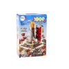 LEAN TOYS Klocki Konstrukcyjne Rakieta Kosmiczna 6w1 Pojazdy Kosmiczne 1000 szt.