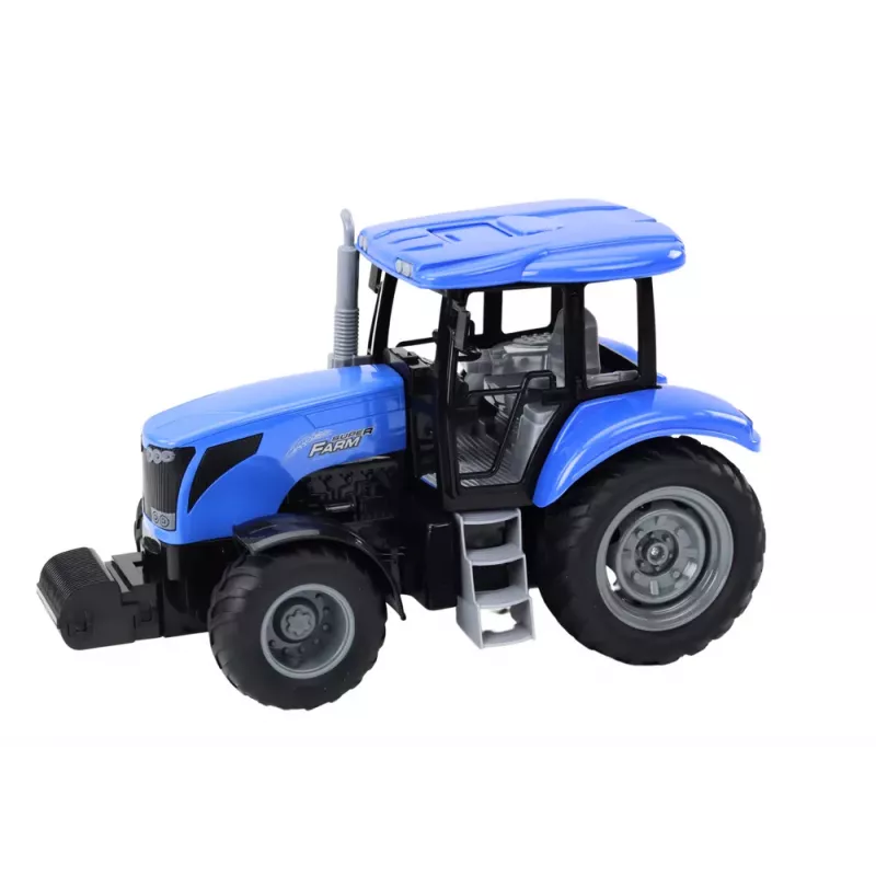 LEAN TOYS Remote Controlled Tractor RC 2.4G Sounds Blue