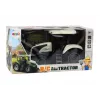 LEAN TOYS Zdalnie Sterowany Ciągnik RC 2.4G Dźwięki Biały