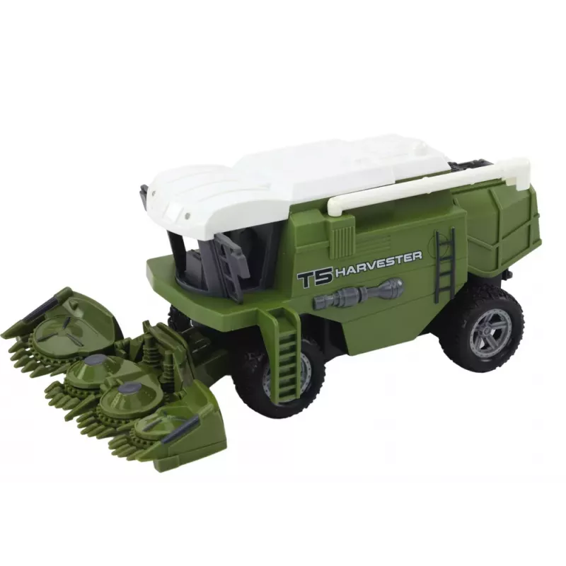 LEAN TOYS RC Żniwiarka Kombajnowa Rolnicza Maszyna Zdalnie Sterowana Zielona