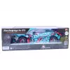 LEAN TOYS Duży Zdalnie Sterowany Samochód Sportowy RC 1:8 Światła Dźwięki Graffiti