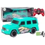 LEAN TOYS Zdalnie Sterowany Samochód RC z Dinozaurem, Skala 1:10, Zielony