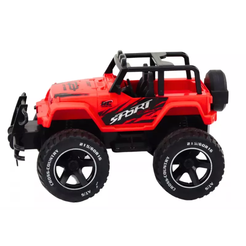 LEAN TOYS Samochód Zdalnie Sterowany Terenowy RC 1:18 Czerwony