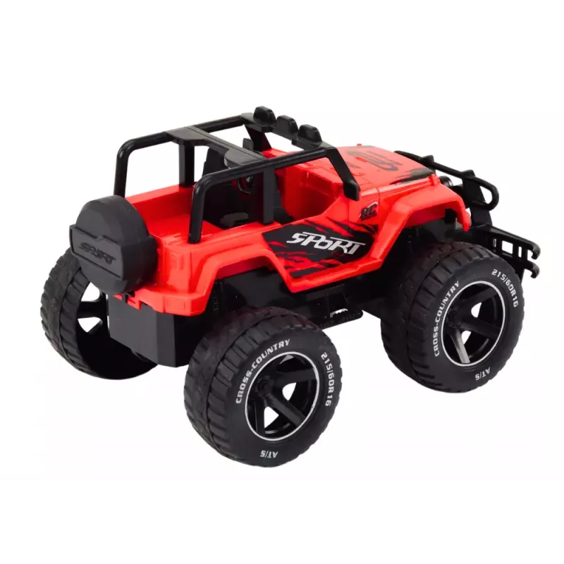 LEAN TOYS Samochód Zdalnie Sterowany Terenowy RC 1:18 Czerwony