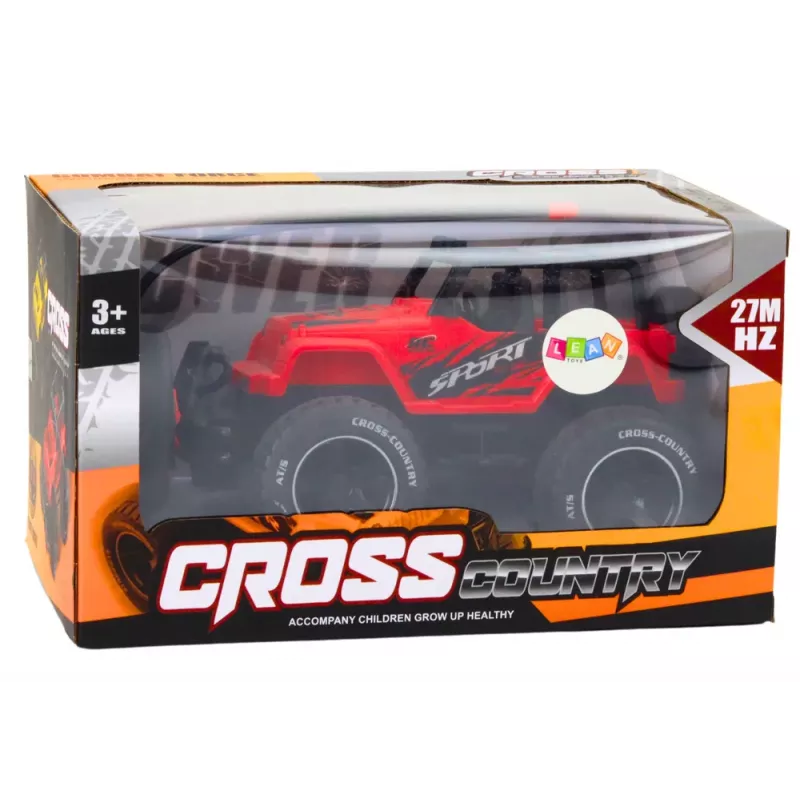 LEAN TOYS Samochód Zdalnie Sterowany Terenowy RC 1:18 Czerwony
