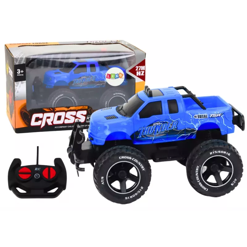 LEAN TOYS Samochód Zdalnie Sterowany Terenowy RC 1:18 Niebieski