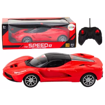 LEAN TOYS Zdalnie Sterowany Samochód Sportowy RC 1:16 Czerwony