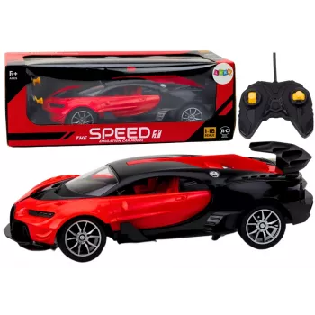 LEAN TOYS Zdalnie Sterowany Samochód Sportowy Czerwony 1:16 RC Car