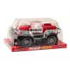 LEAN TOYS Policyjny Samochód Pickup Czerwony Terenowy