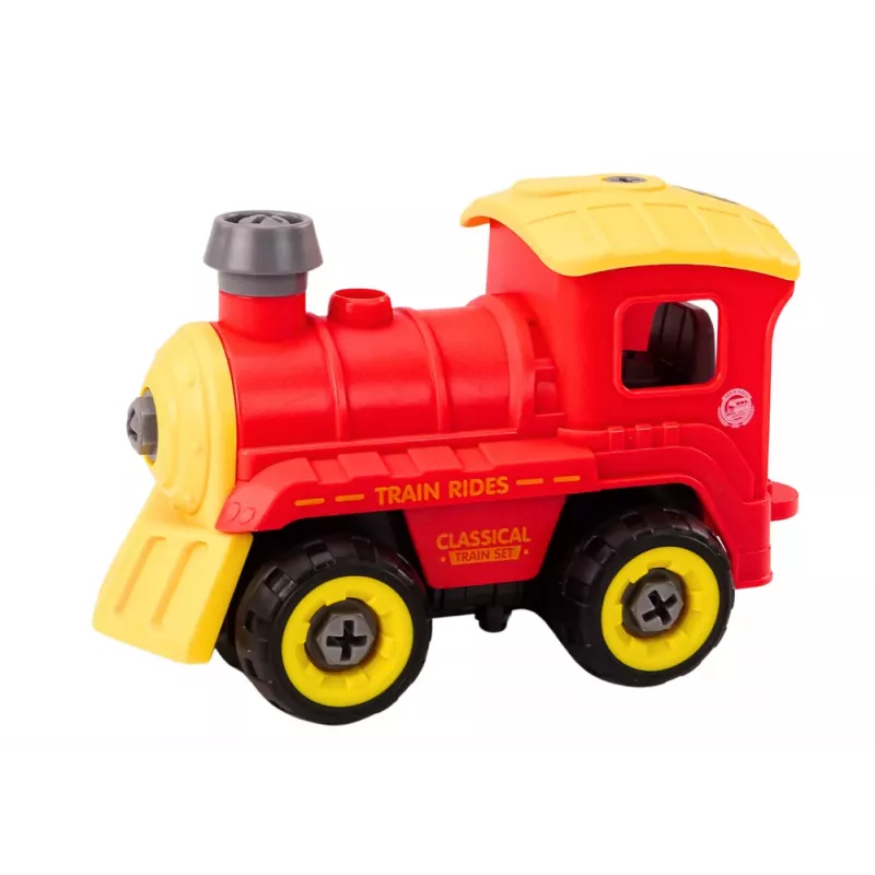 LEAN TOYS Zdalnie Sterowana Lokomotywa RC, Czerwona