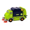 LEAN TOYS Śmieciarka Kreskówkowa Obrotowa Ruchoma DIY Granatowa