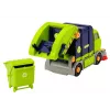 LEAN TOYS Śmieciarka Kreskówkowa Obrotowa Ruchoma DIY Granatowa