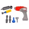 LEAN TOYS Gąsienicowa Koparka Kreskówkowa Do Skręcania DIY Turkusowa