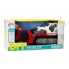 LEAN TOYS Koparka Gąsienicowa Kreskówkowa Do Skręcania DIY Biała
