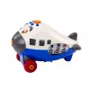 LEAN TOYS Samolot Kreskówka Skręcane Skrzydła DIY Niebieski