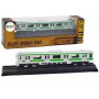 LEAN TOYS Kolekcjonerski Wagon Kolejowy 1:48 Metal Srebrny