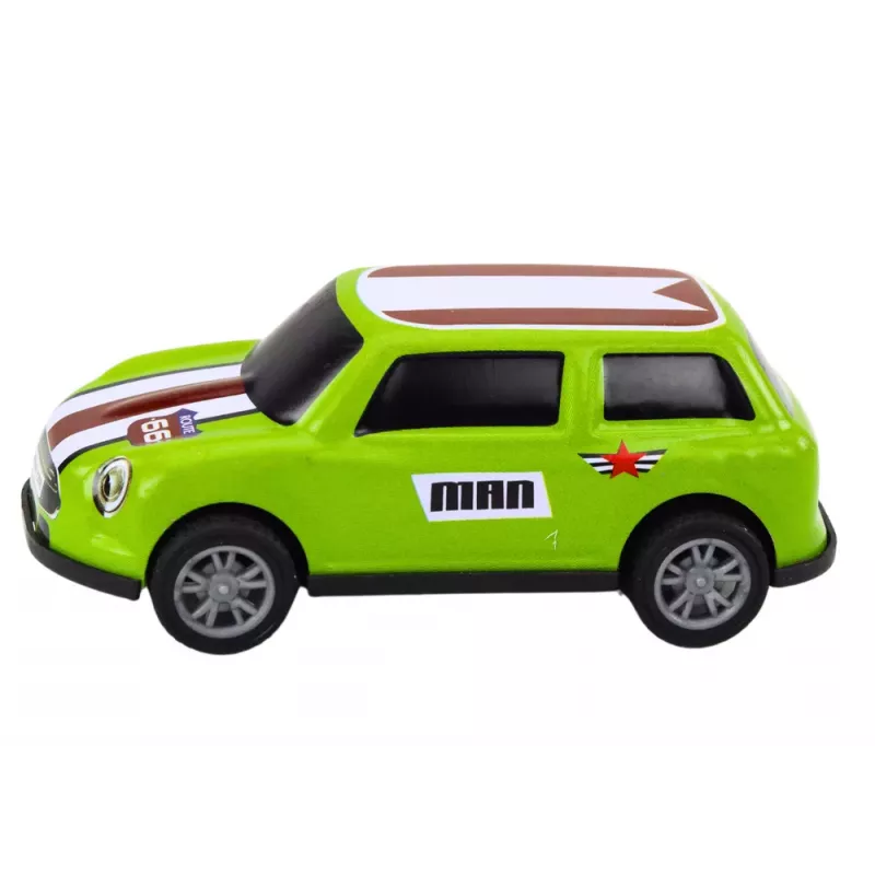 LEAN TOYS Zestaw samochodzików, napęd sprężynowy, kolorowe, 12 sztuk