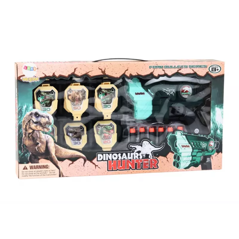 LEAN TOYS Zestaw Piankowych Dinozaurów Green Arrow