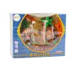 LEAN TOYS Rzymski Statek ze Światłami, Dźwiękami, Katapultą i Palmami