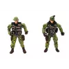 LEAN TOYS Zestaw Wojskowy Łódź Bojowa z Żołnierzami, Akcesoriami i Dźwiękami