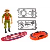 LEAN TOYS Serfera Off-Road Car Pontoon Board Accessories - Czarne deski trakcyjne do odzyskiwania przyczepności (para)