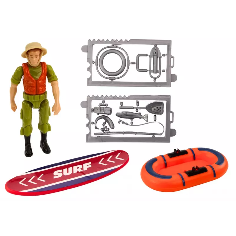 LEAN TOYS Serfera Off-Road Car Pontoon Board Accessories - Czarne deski trakcyjne do odzyskiwania przyczepności (para)