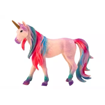 LEAN TOYS Figurka Kolekcjonerska Duży Fioletowy Jednorożec 11 CM