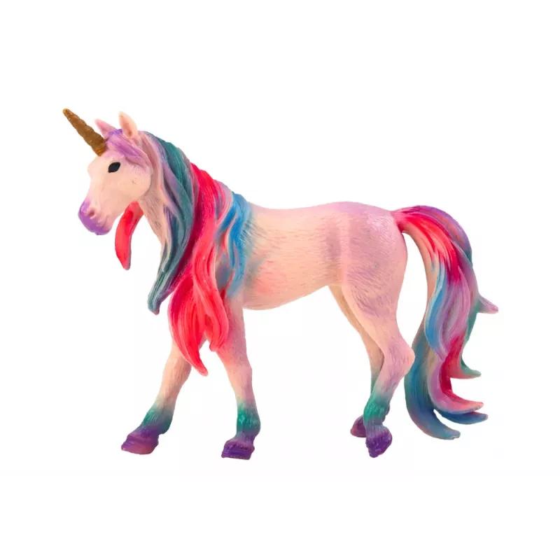 LEAN TOYS Figurka Kolekcjonerska Duży Fioletowy Jednorożec 11 CM