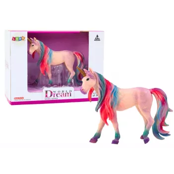 LEAN TOYS Figurka Kolekcjonerska Duży Fioletowy Jednorożec 11 CM